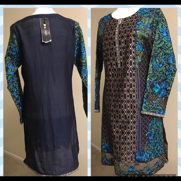 ⬇️Gul ahmed,2 piece,indian pakistani women NEW - Picture 2 of 8